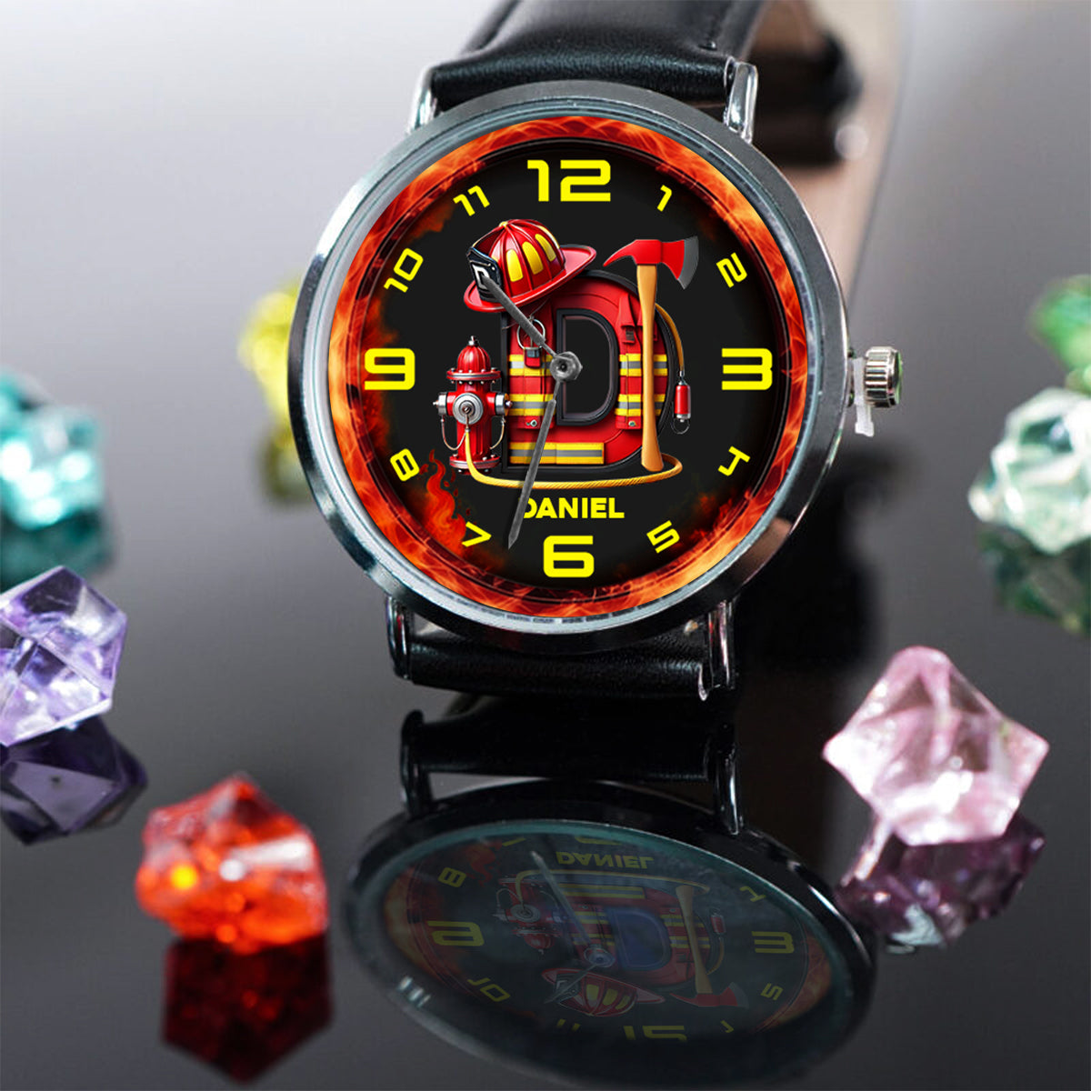 Being A Firefighter - Personalized Firefighter Hand Watch