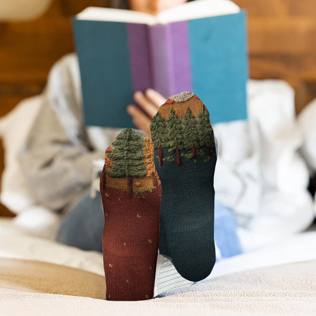 Happy Campers - Personalized Camping Socks