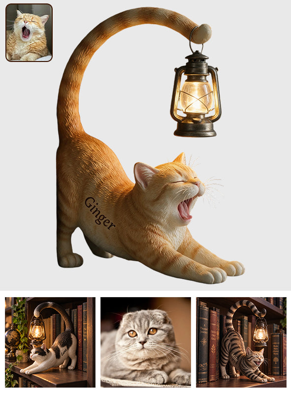 My Little Light - Personalized Cat Bookshelf Lamp