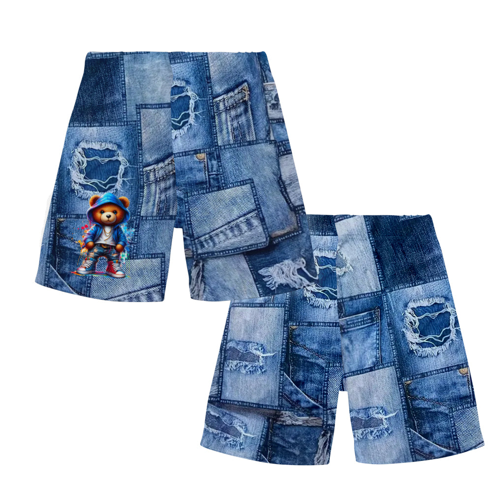 Cool Bear - Personalized Kid T-shirt & Shorts