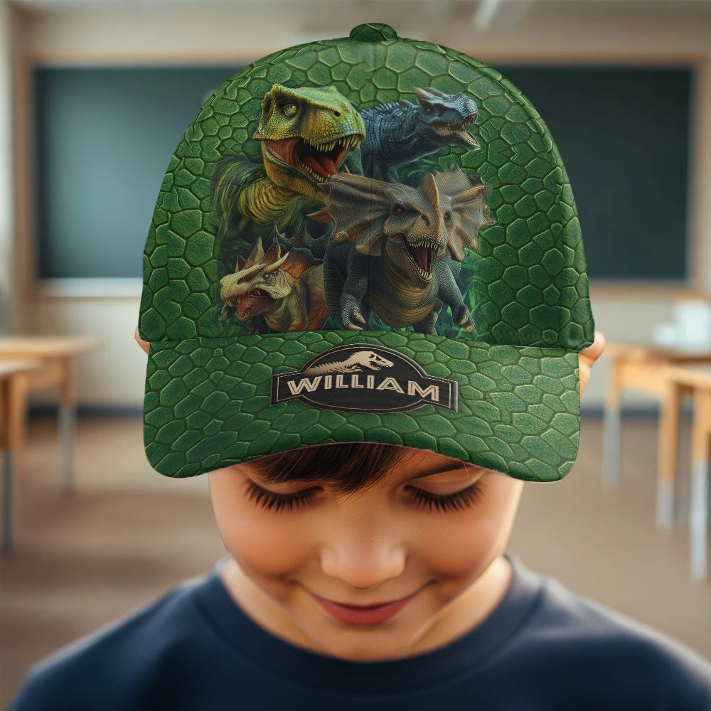 Dinosaur World - Personalized Kid Classic Cap & Backpack
