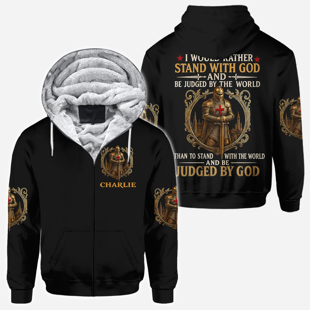 Steh zu Gott – Personalisiertes christliches T-Shirt