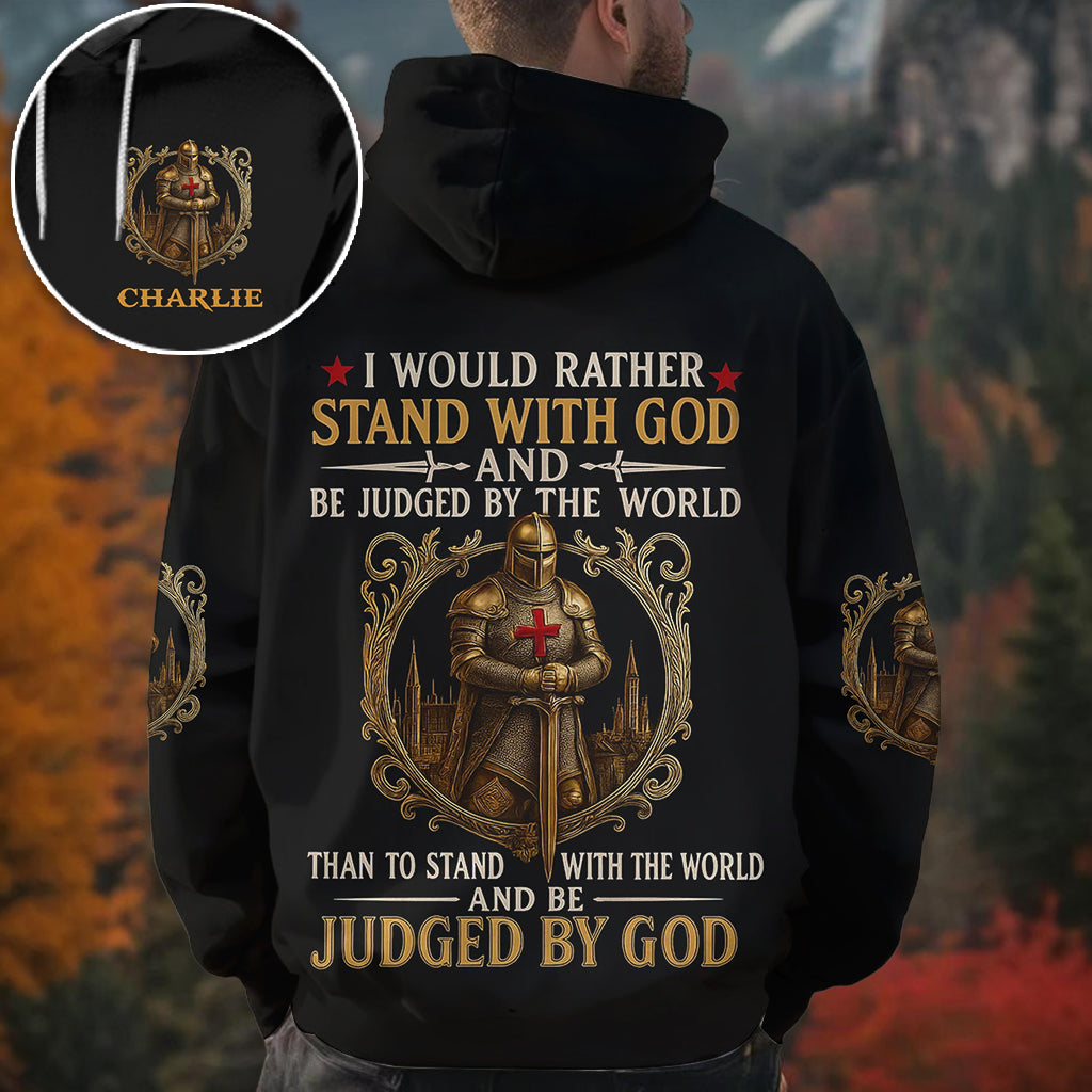 Steh zu Gott – Personalisiertes christliches T-Shirt