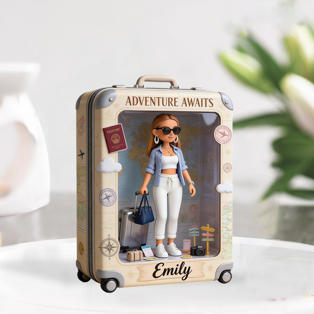 Benutzerdefiniertes Foto - Personalisierte Reisekunststoffplakette