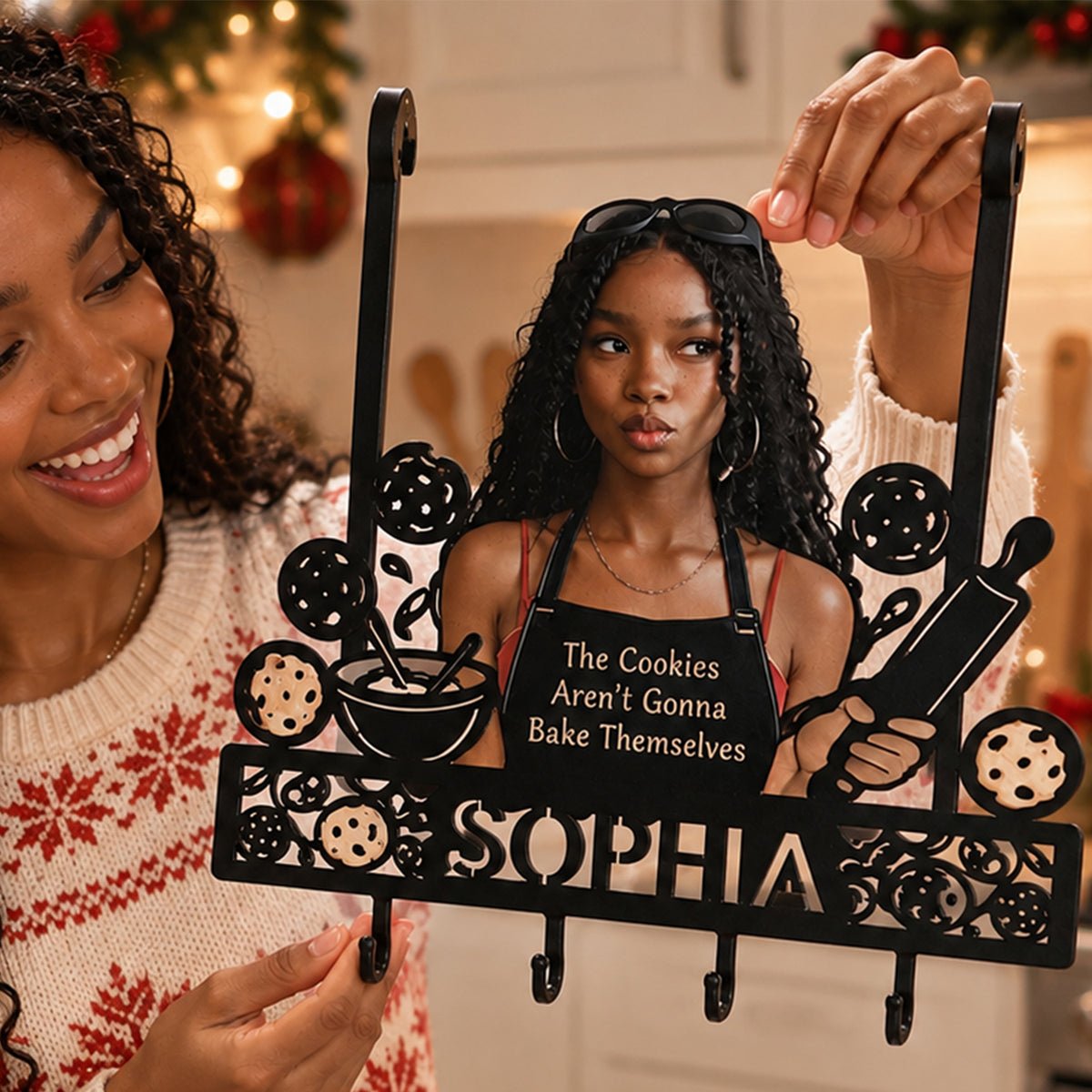 The Cookies Aren't Gonna Bake Themselves - Personalized Baking Metal Door Hooks