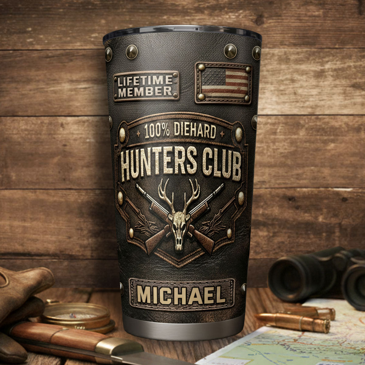 Die Hard Hunter Club – Personalisierter Jagdbecher