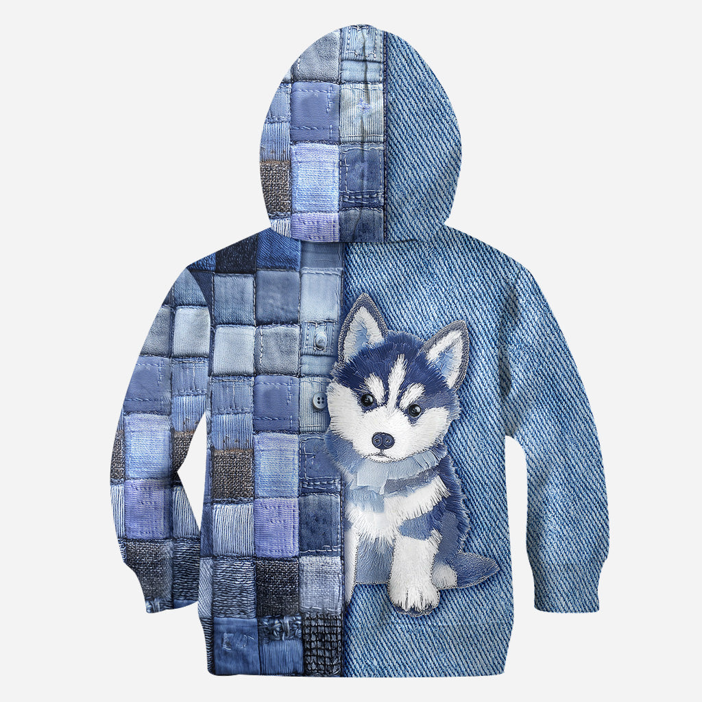 Love Siberian Husky - Personalized Dog All Over Shirt