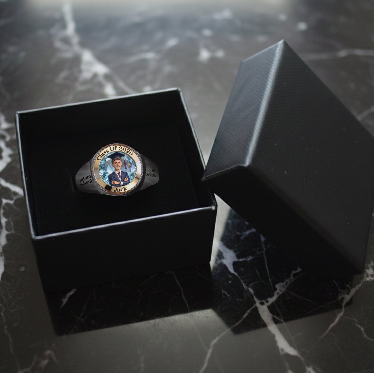 Class Of 2026 - Personalized Graduation Signet Ring