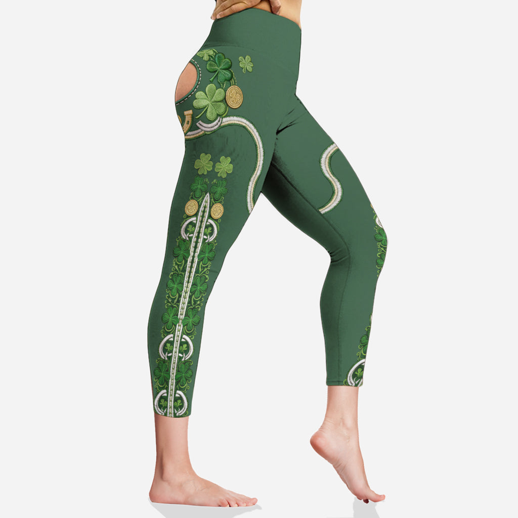 Hot St Patrick's Day Costume - Personalized Spicy Couple Leggings