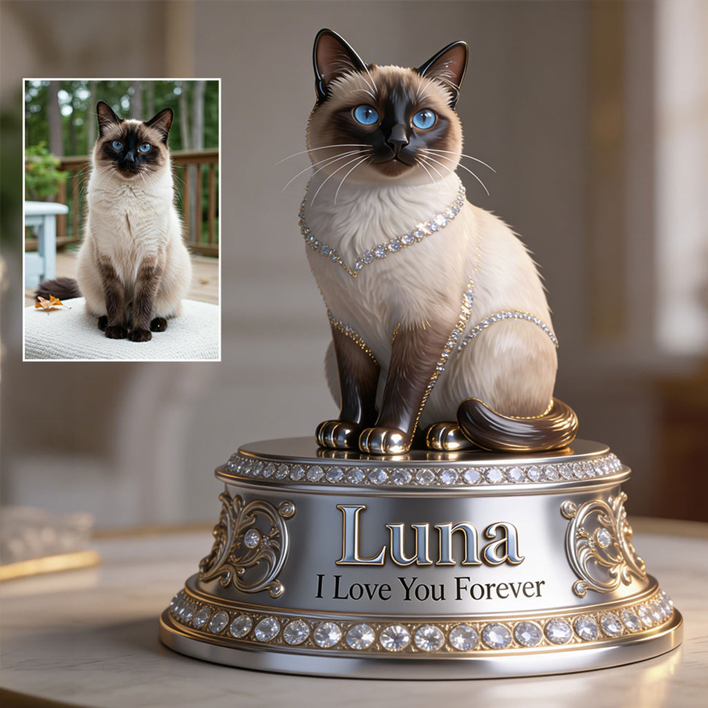 Benutzerdefiniertes Foto - Personalisierte Katzen-Acrylplakette