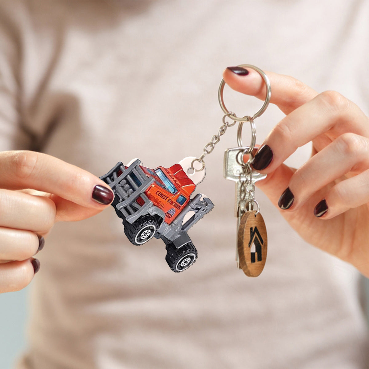 Christmas Vehicle - Personalized Kid Folded Advent Calendar With Ornaments