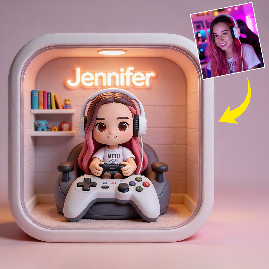 Gamer Corner - Personalized Video Game Custom Shaped Acrylic Plaque