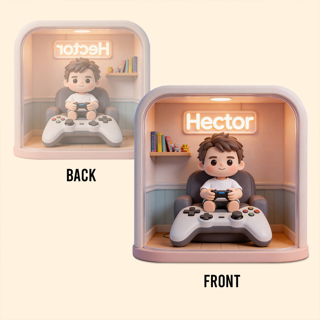 Gamer Corner - Personalized Video Game Custom Shaped Acrylic Plaque