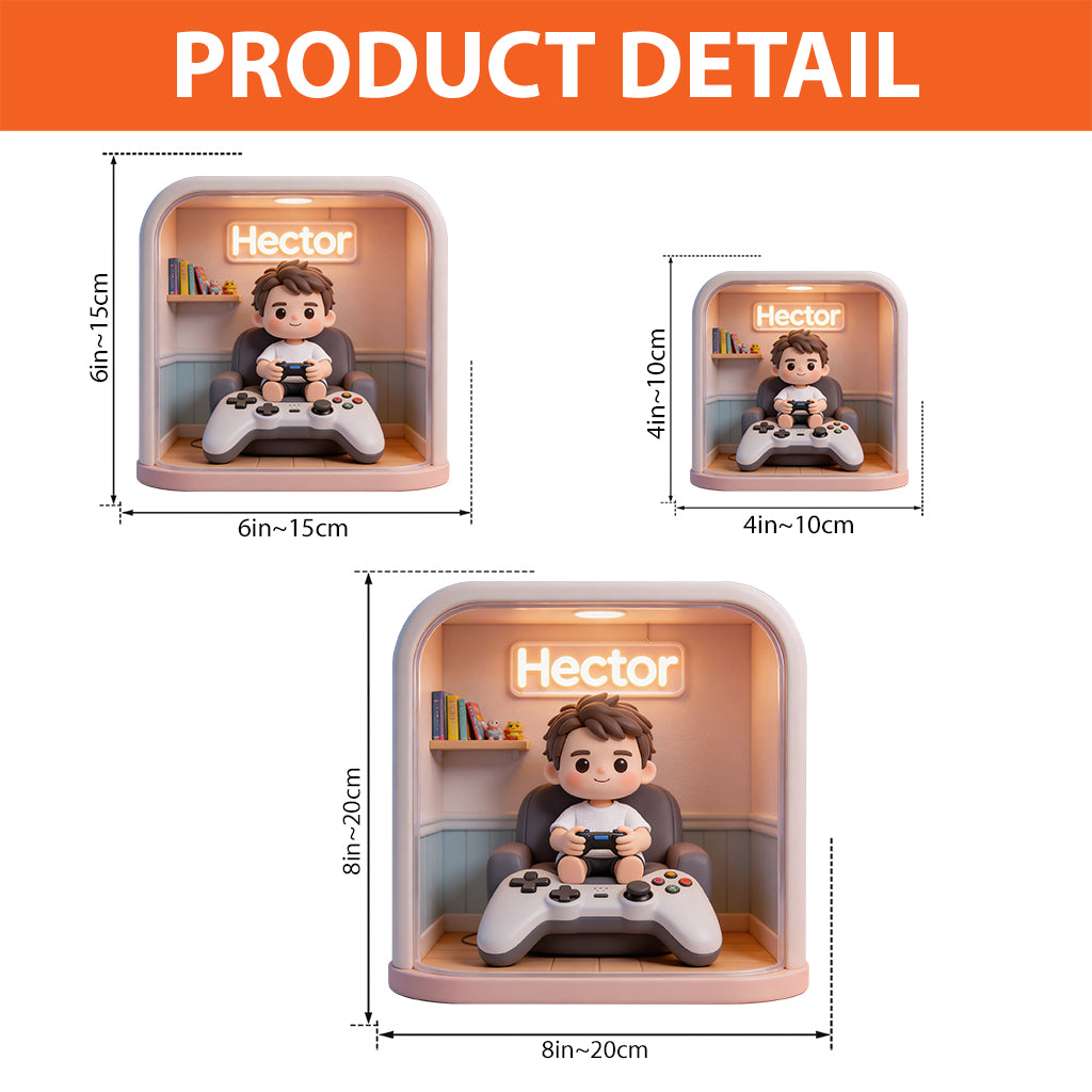 Gamer Corner - Personalized Video Game Custom Shaped Acrylic Plaque