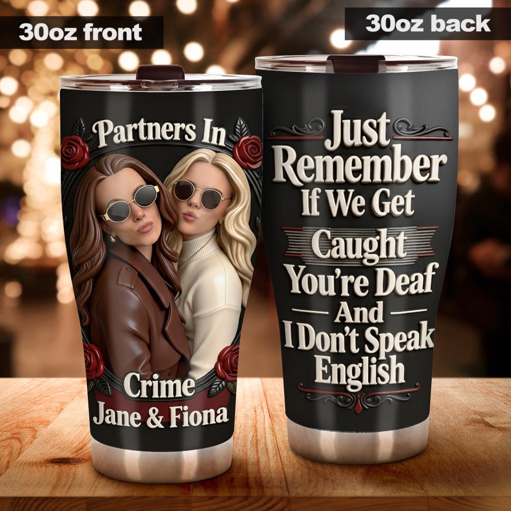 Partners In Crime - Personalized Bestie Tumbler