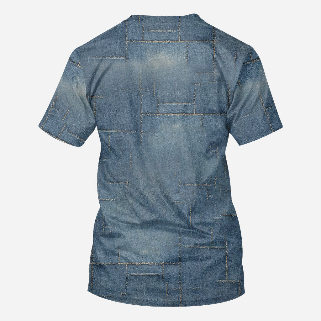 Einfach ein Mädchen, das Hochlandrinder liebt – personalisiertes T-Shirt mit Hochlandrind-Motiv