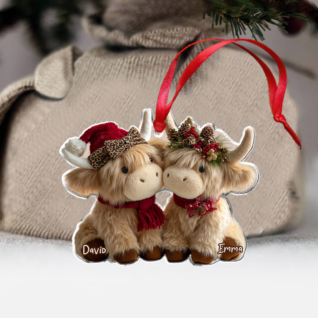 You & Me We Got This - Personalized Highland Cow Ornament