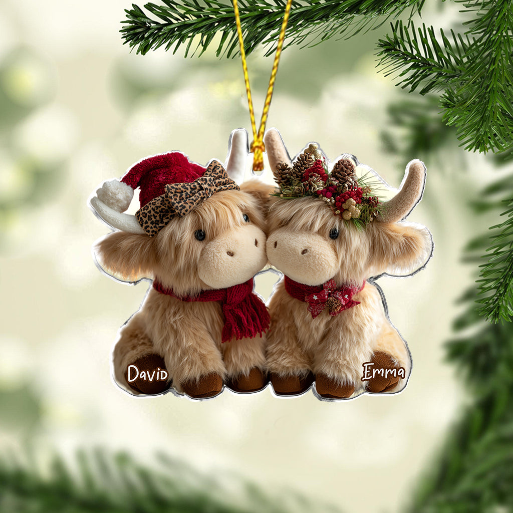 You & Me We Got This - Personalized Highland Cow Ornament