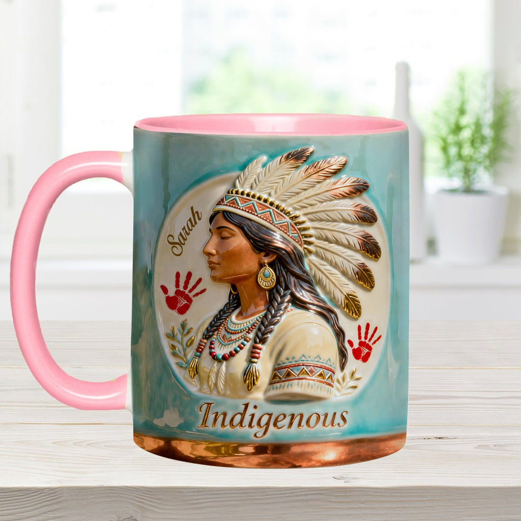 Indigenous - Personalized American Indian Accent Mug & Coaster