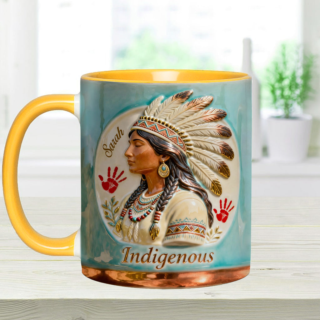 Indigenous - Personalized American Indian Accent Mug & Coaster