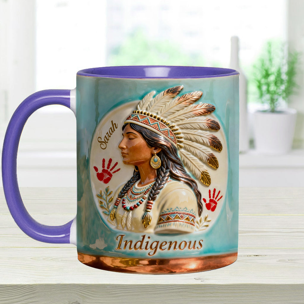 Indigenous - Personalized American Indian Accent Mug & Coaster