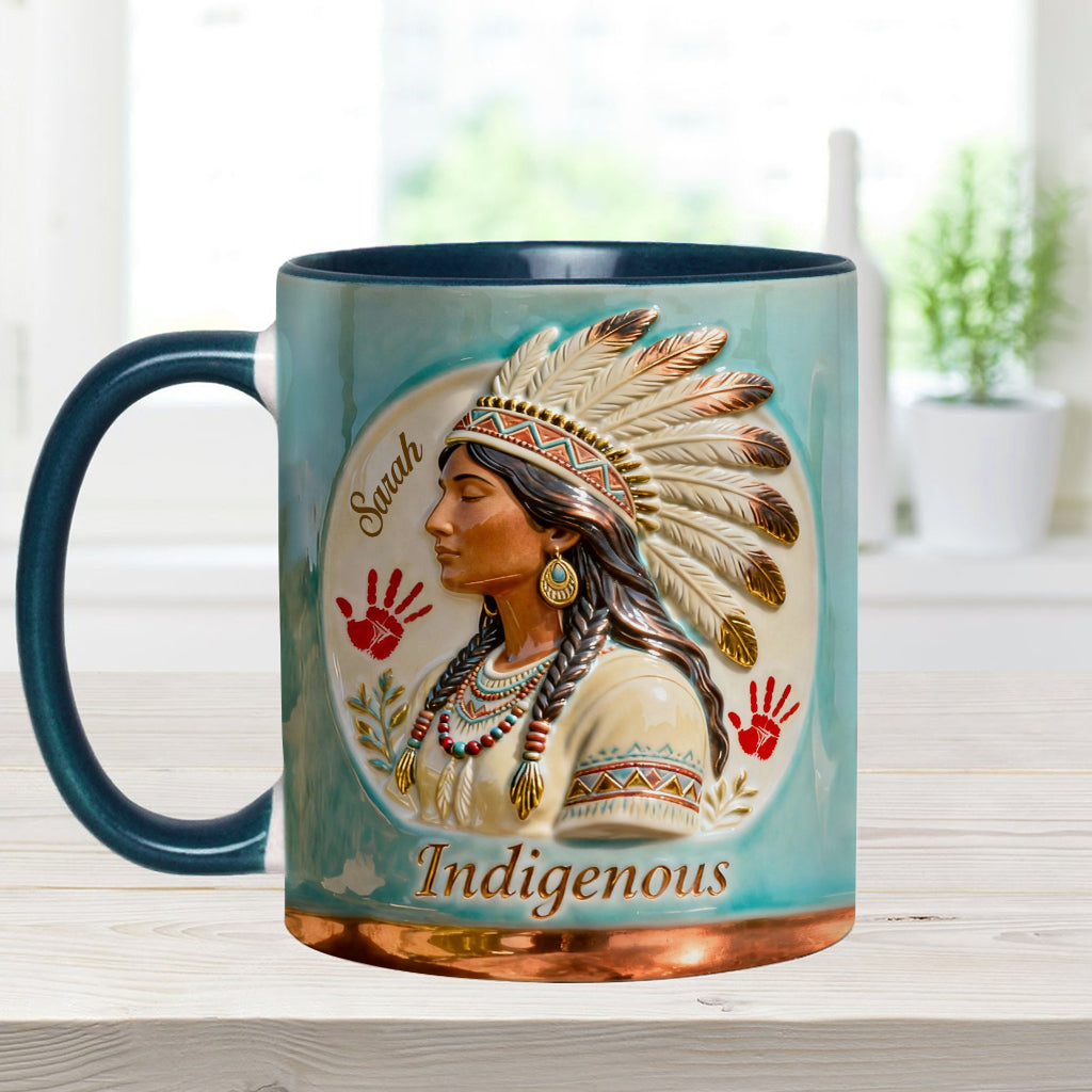 Indigenous - Personalized American Indian Accent Mug & Coaster