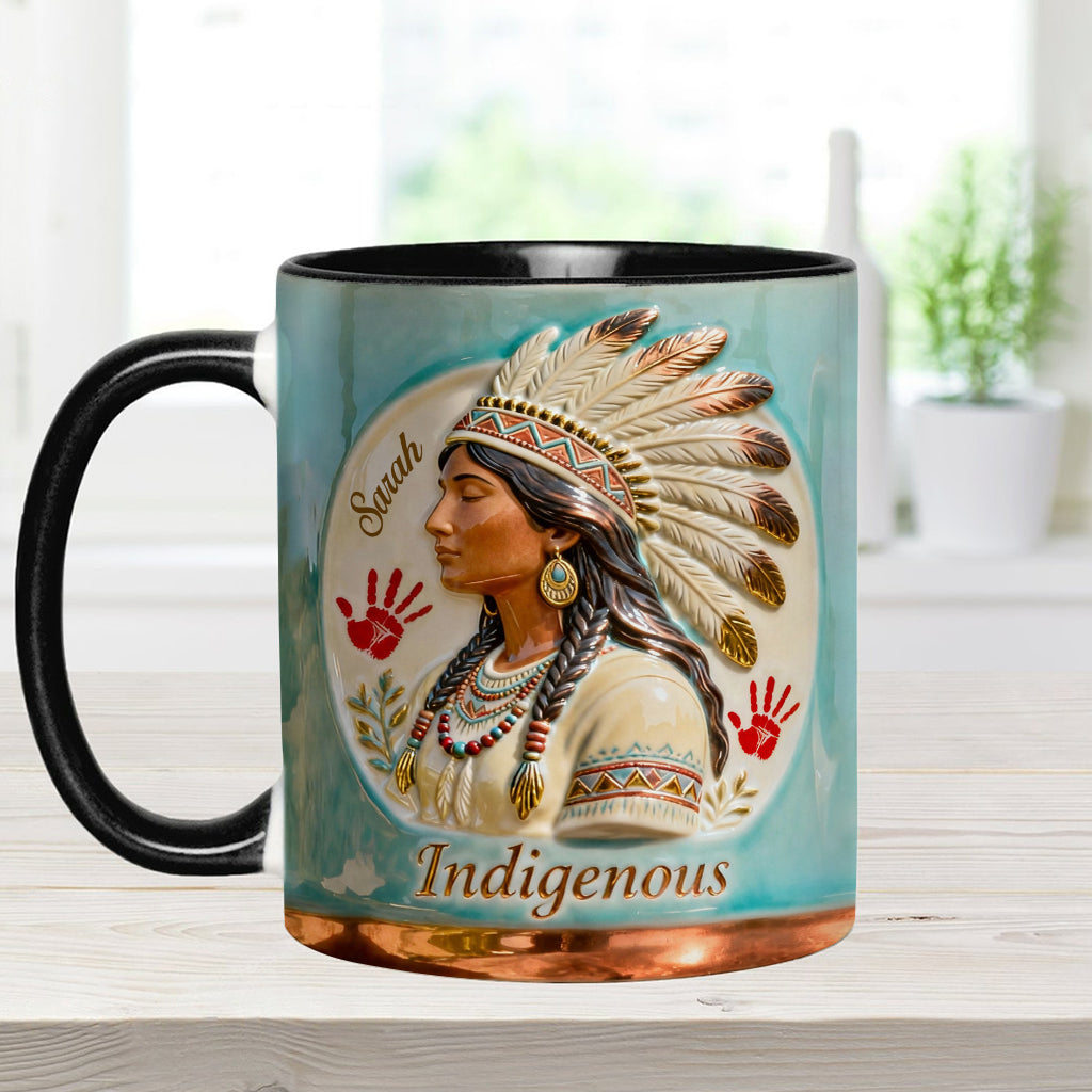 Indigenous - Personalized American Indian Accent Mug & Coaster