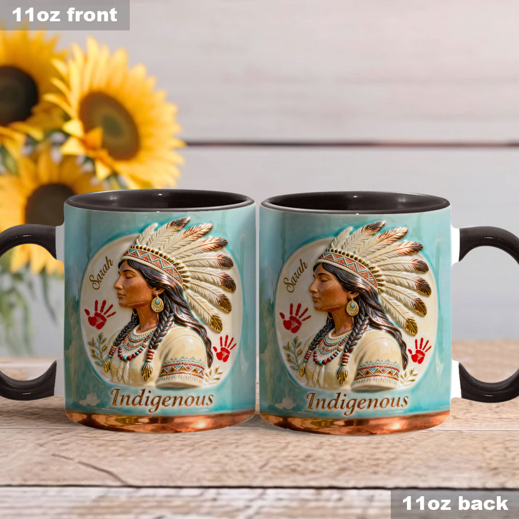 Indigenous - Personalized American Indian Accent Mug & Coaster