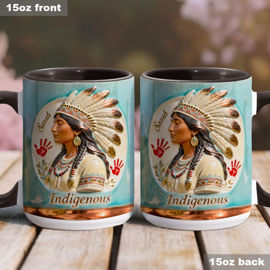 Indigenous - Personalized American Indian Accent Mug & Coaster
