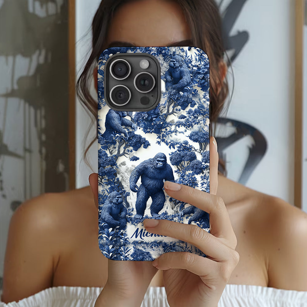 Ambiance estivale Bigfoot - Coque de téléphone personnalisée avec imprimé intégral - Randonnée