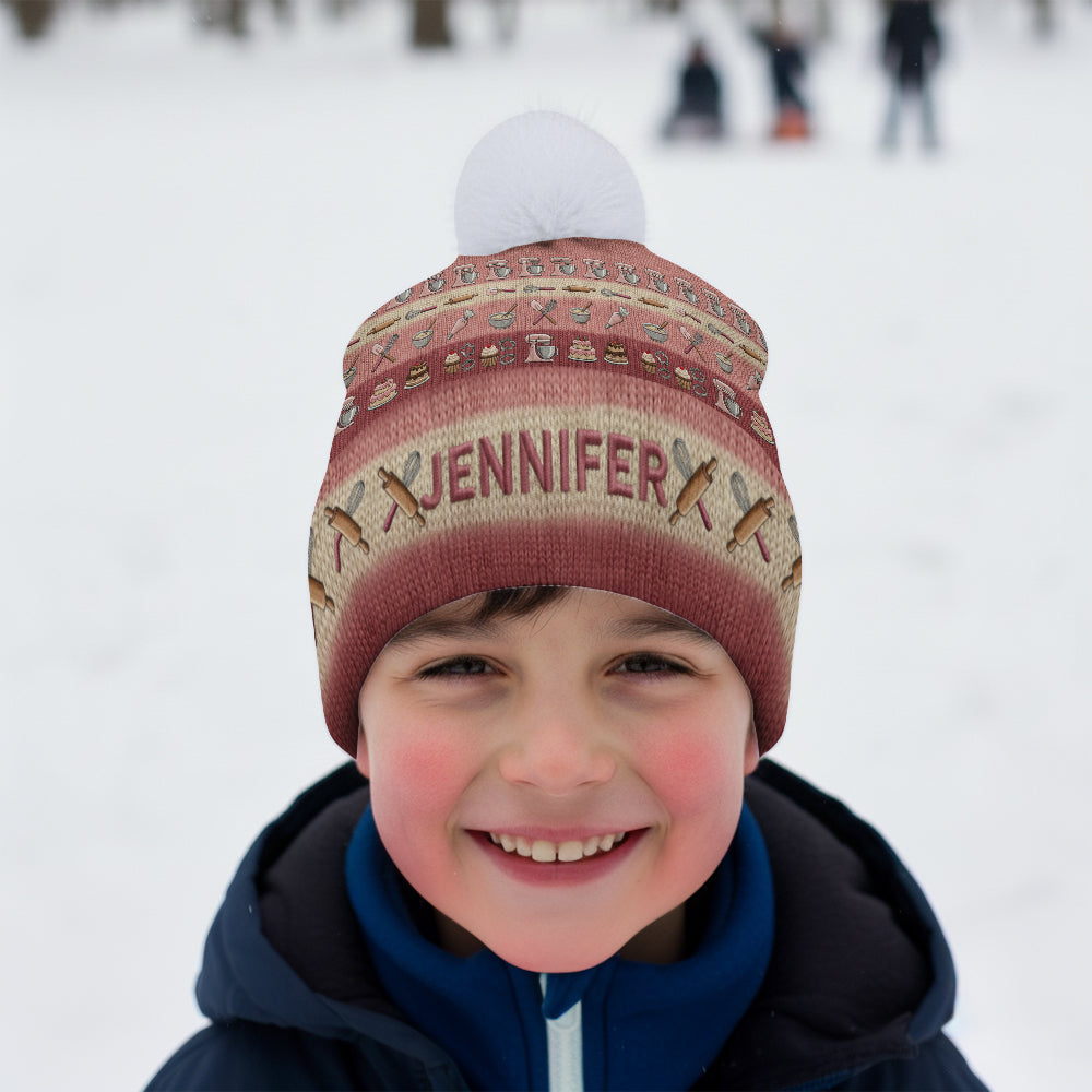 Baking Lovers & Pastry Chefs - Personalized Baking Beanie Hat