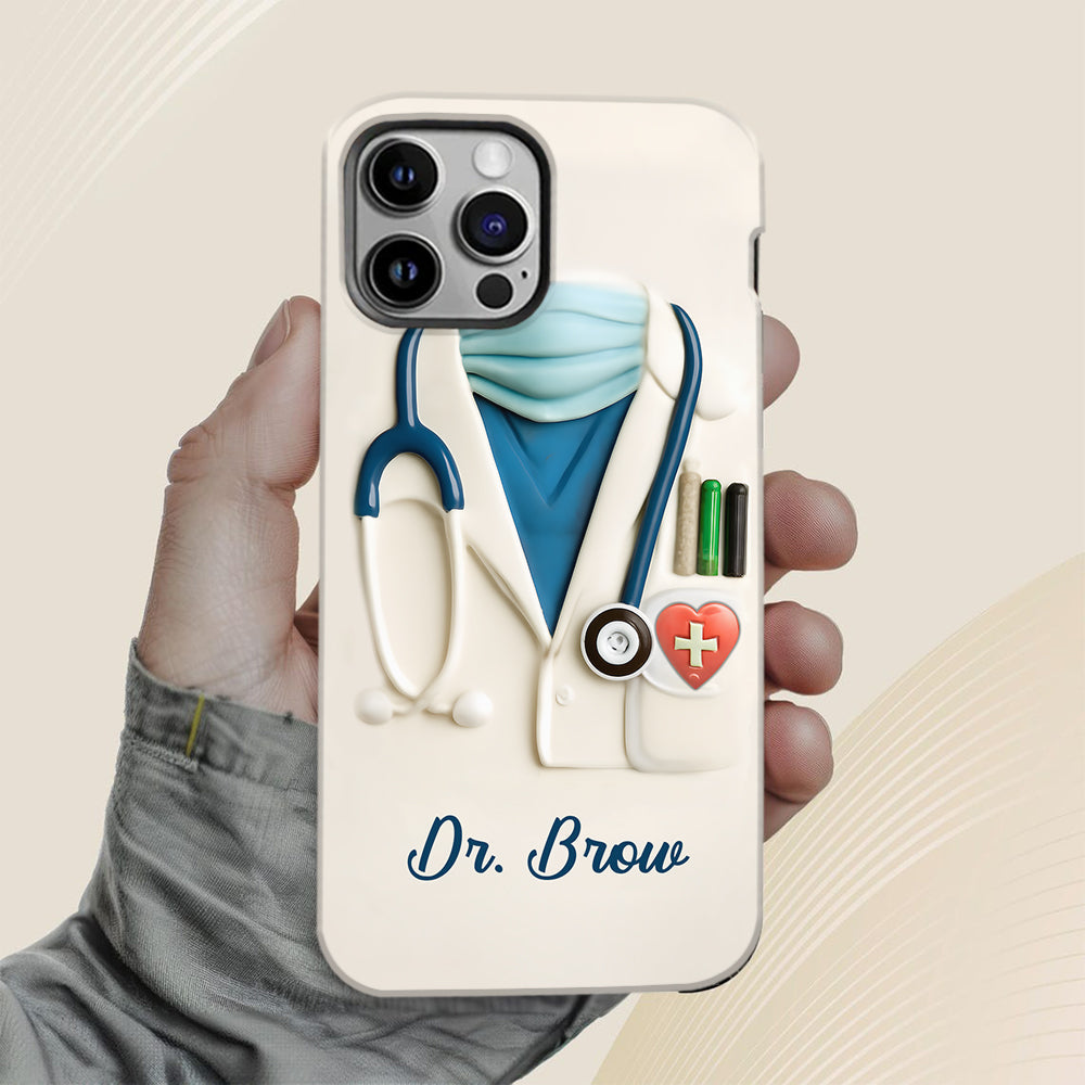 Medical Appreciation Design With Stethoscope - Personalized Full Print Phone Case