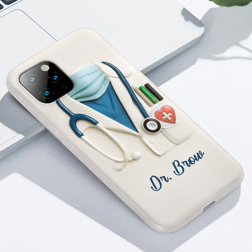 Medical Appreciation Design With Stethoscope - Personalized Full Print Phone Case