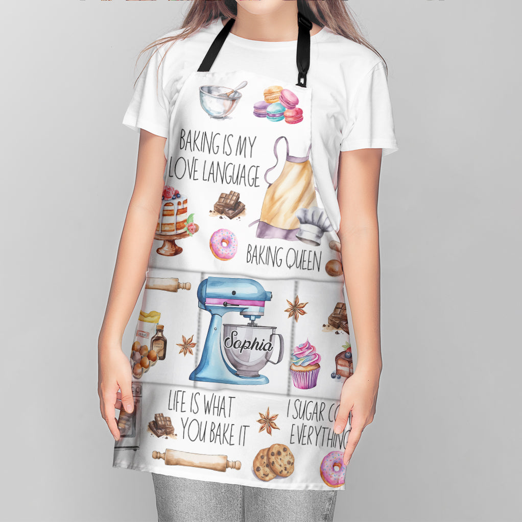 Baking Is My Love Language - Personalized Baking Apron