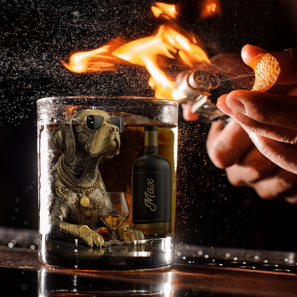 Dog and Whiskey - Personalized Whisky Whiskey Glass