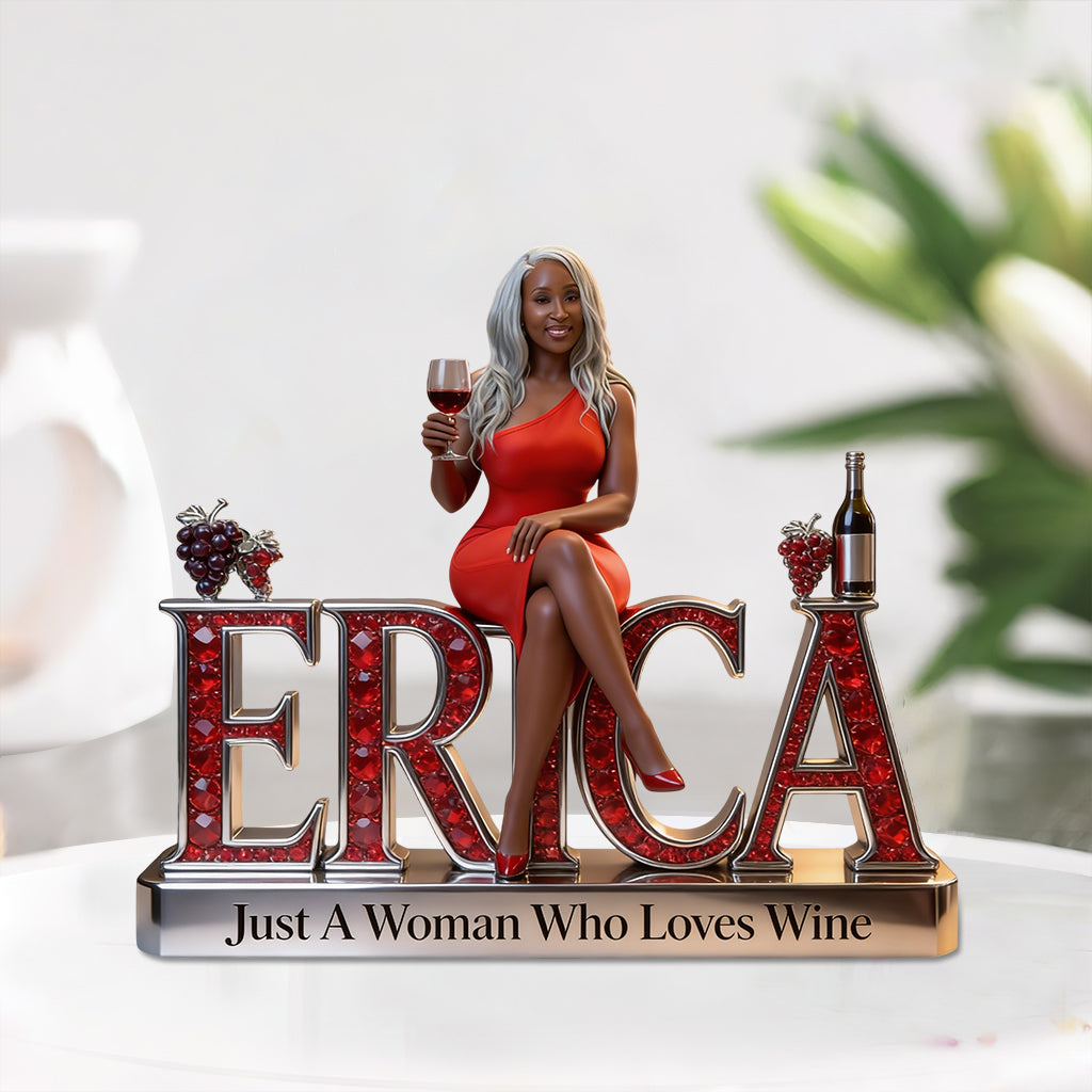 Custom Any Photo - Personalized Wine Custom Shaped Acrylic Plaque