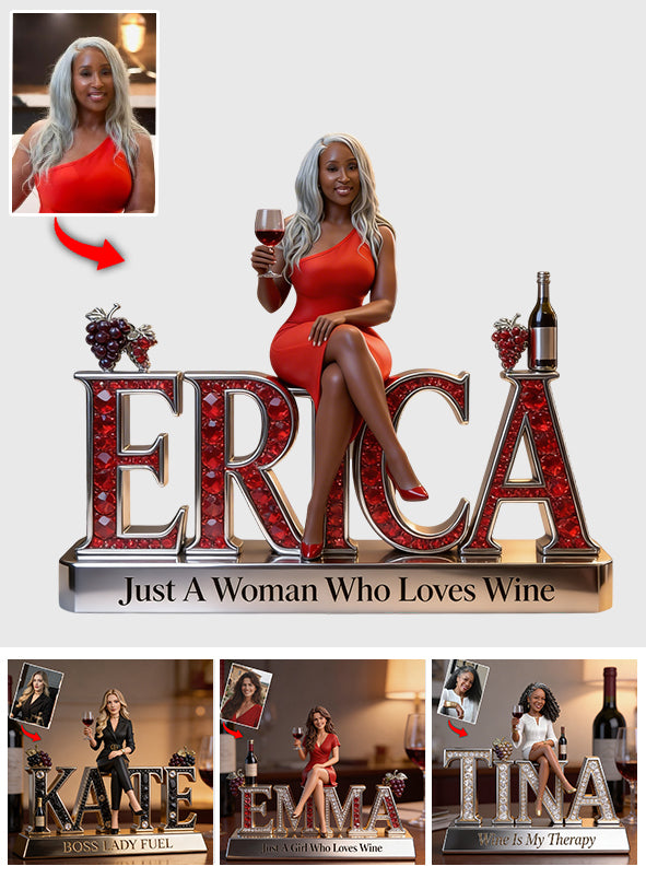 Custom Any Photo - Personalized Wine Custom Shaped Acrylic Plaque