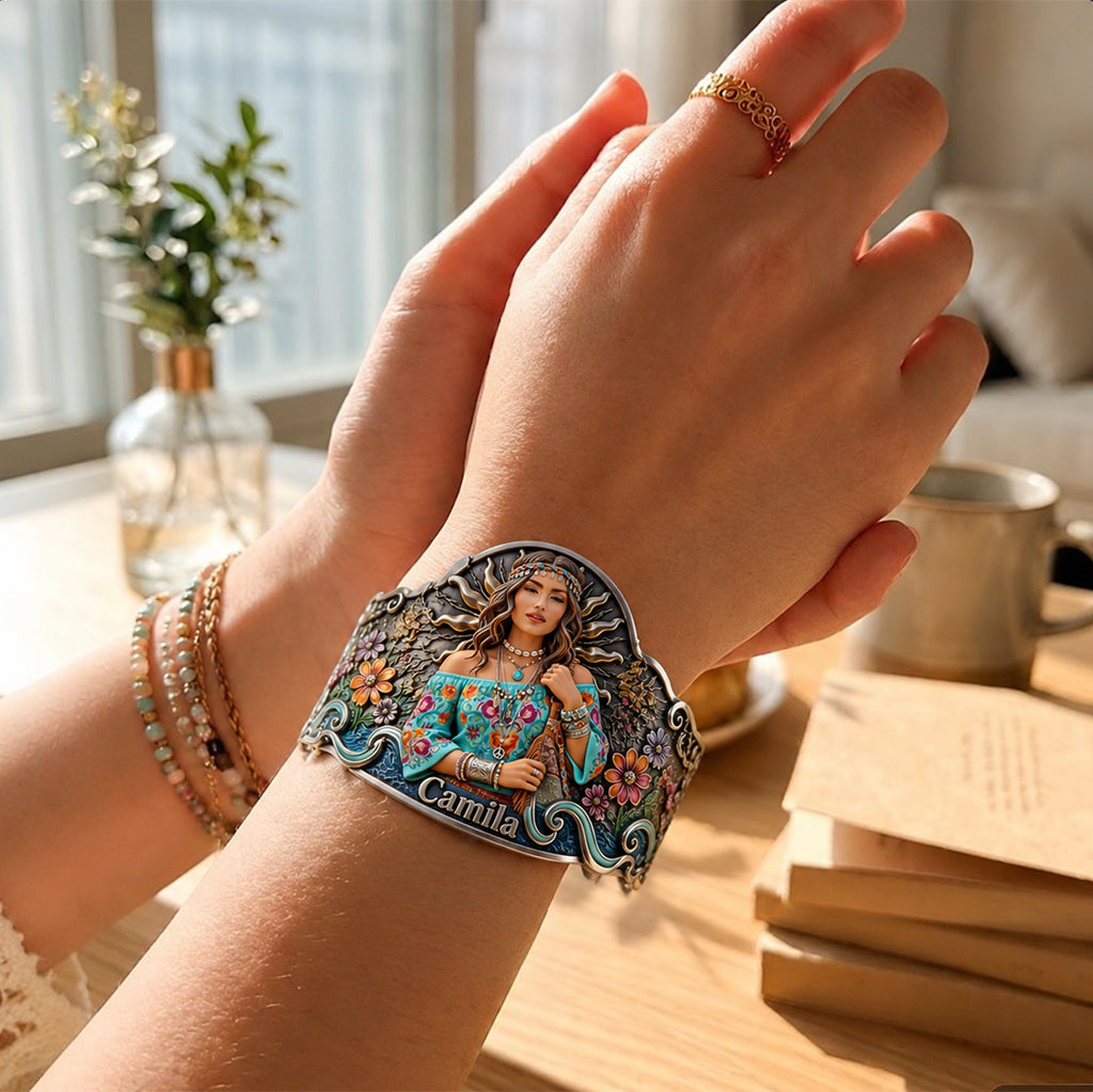 Any Photo Hippie Soul - Personalisierbares Hippie-Armband