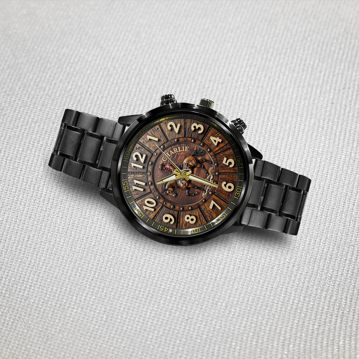 Cooler Cowboy – Personalisierte Western-Outfit-Handuhr