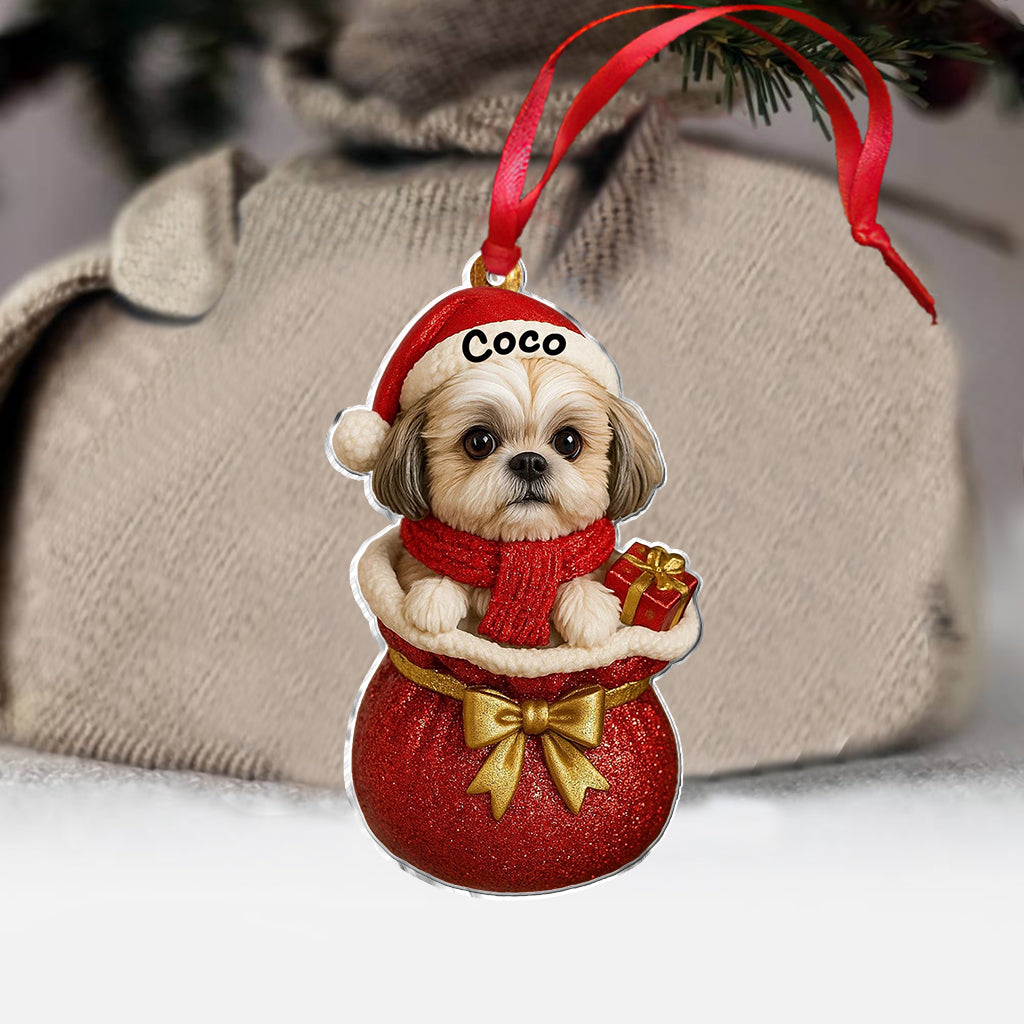 Christmas Dog - Personalized Dog Ornament