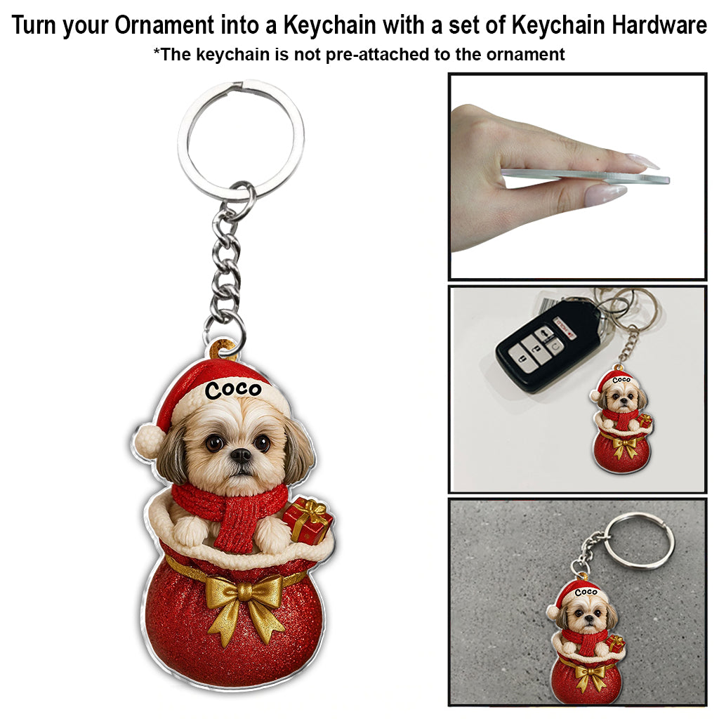 Christmas Dog - Personalized Dog Ornament
