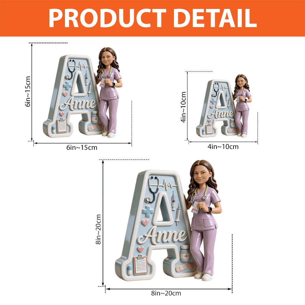 Custom Any Photo - Best Nurse Ever - Personalized Nurse Custom Shaped Acrylic Plaque