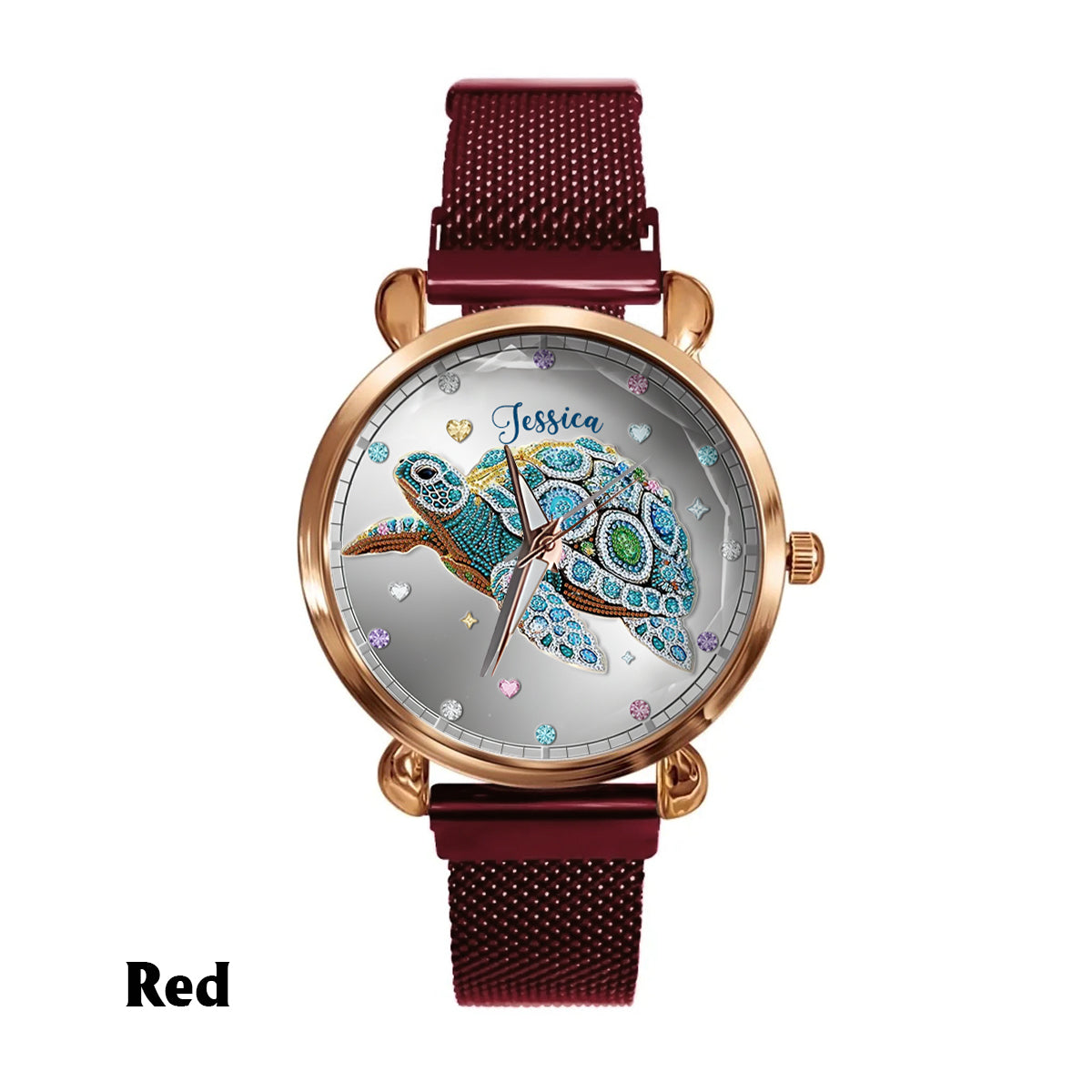 Beautiful Turtle - Personalized Turtle Women Hand Watch