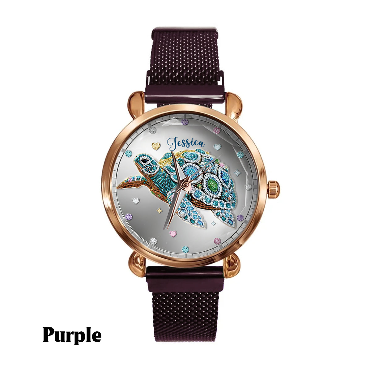Beautiful Turtle - Personalized Turtle Women Hand Watch