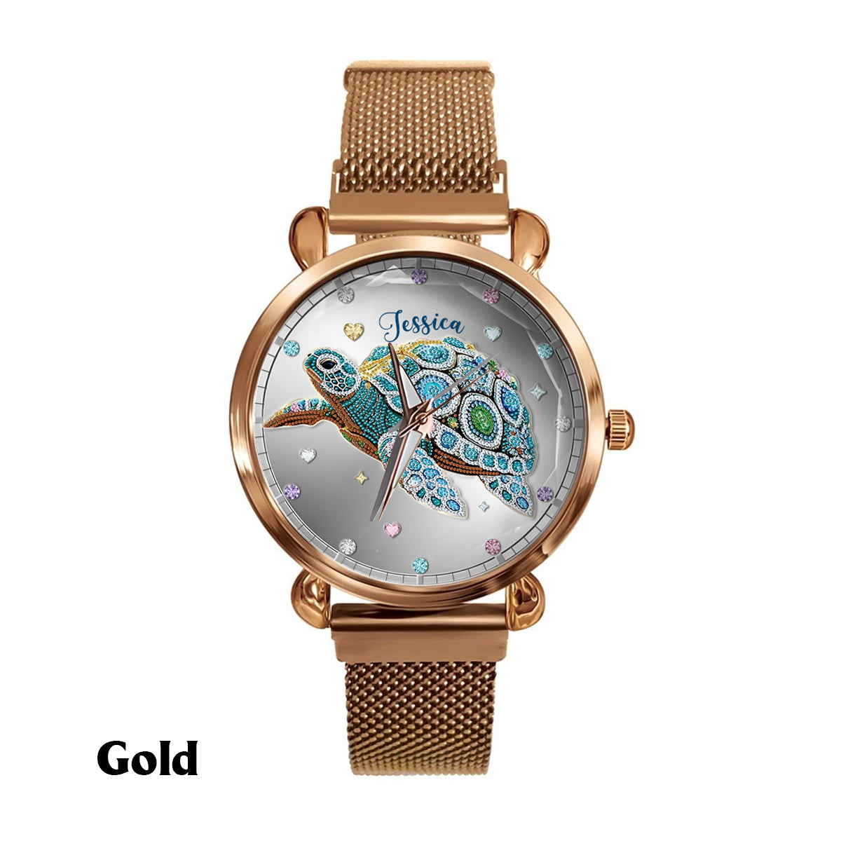 Beautiful Turtle - Personalized Turtle Women Hand Watch