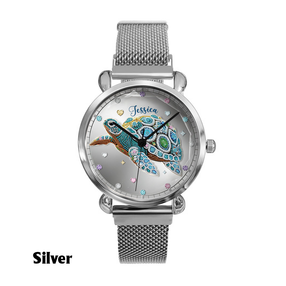 Beautiful Turtle - Personalized Turtle Women Hand Watch