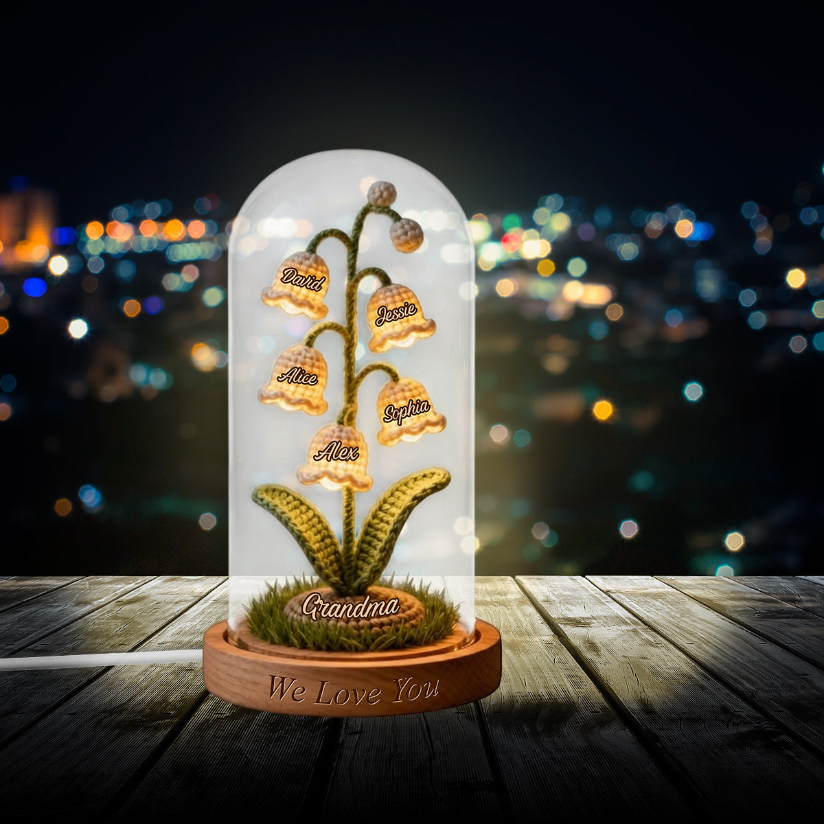 Perfect Gift For Mom & Grandma - Personalized Mother Acrylic LED Night Light