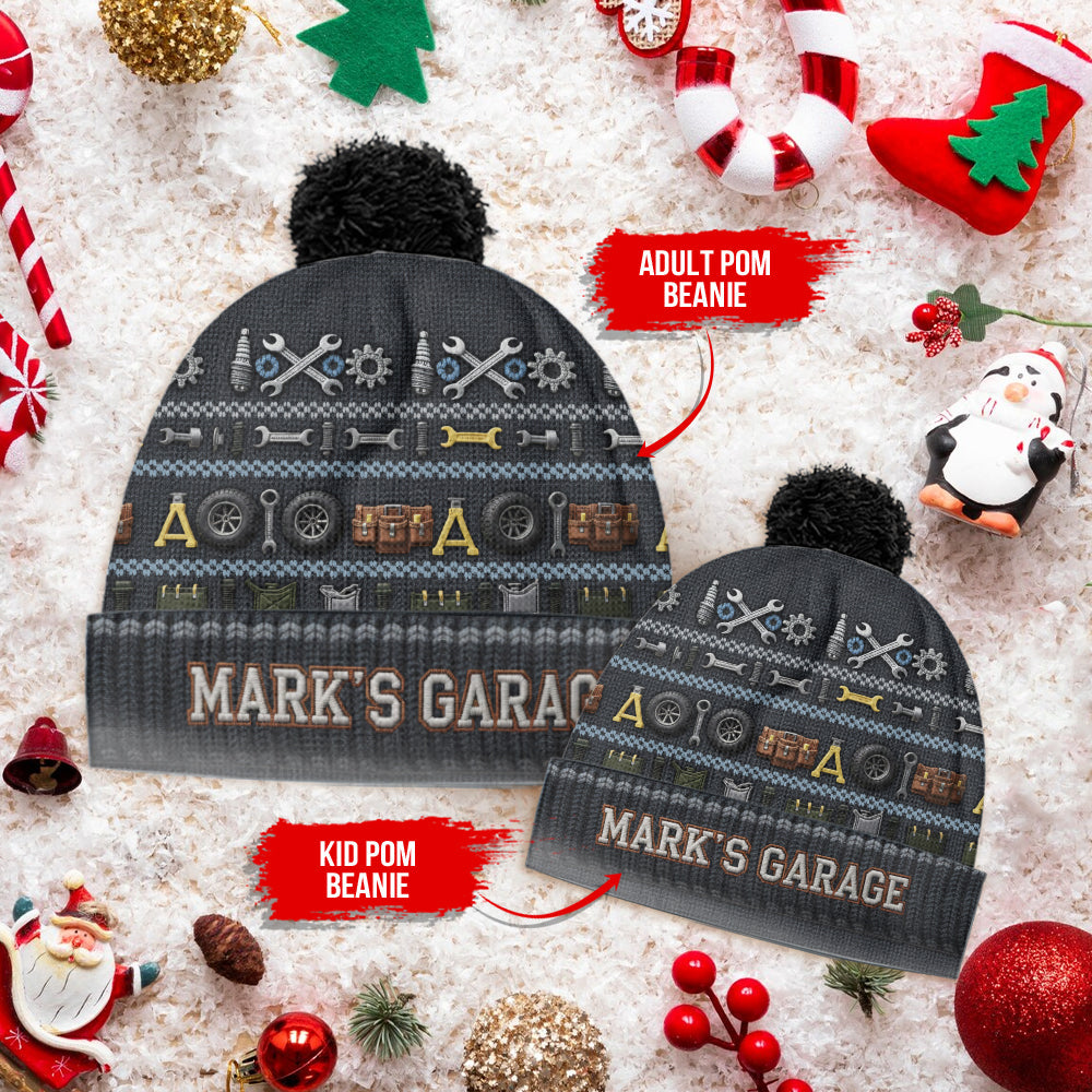 Proud Mechanic - Personalized Mechanic Beanie Hat