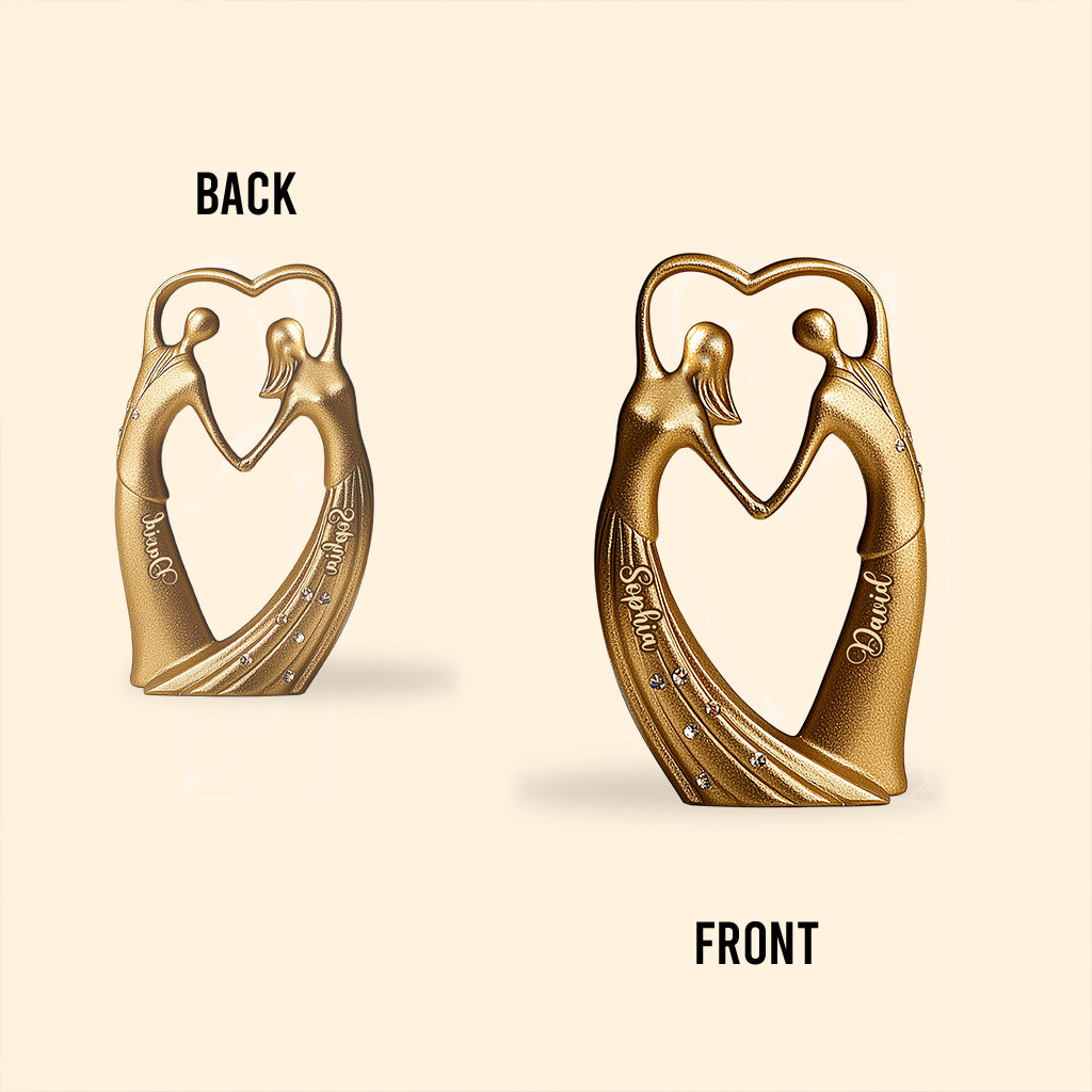 Together Forever - Personalized Couple Custom Shaped Acrylic Plaque