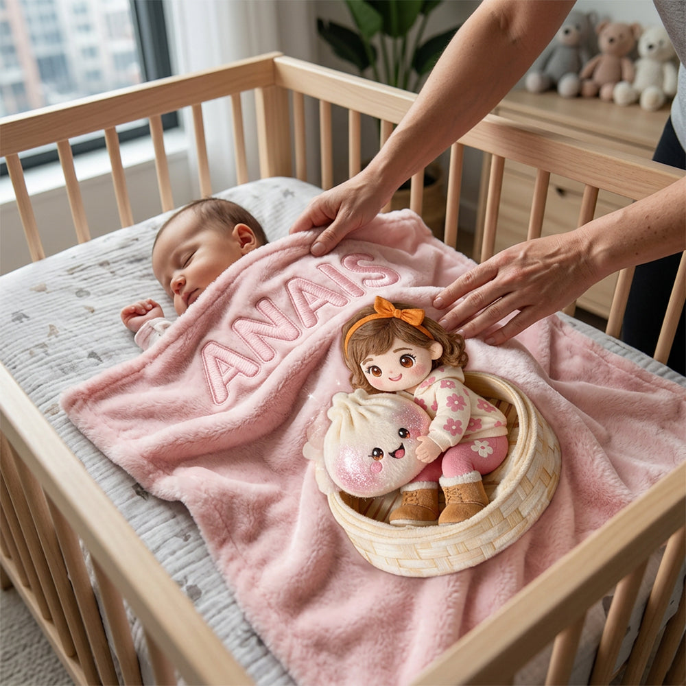 The Funny Mystery Dumpling For Kid - Personalized Kid Blanket